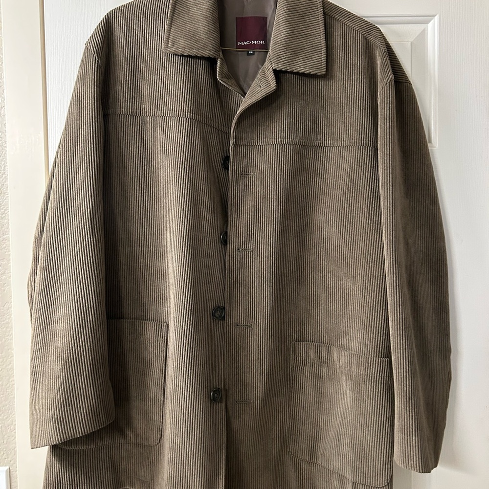 MaxMara Men's Tan Corduroy Jacket
